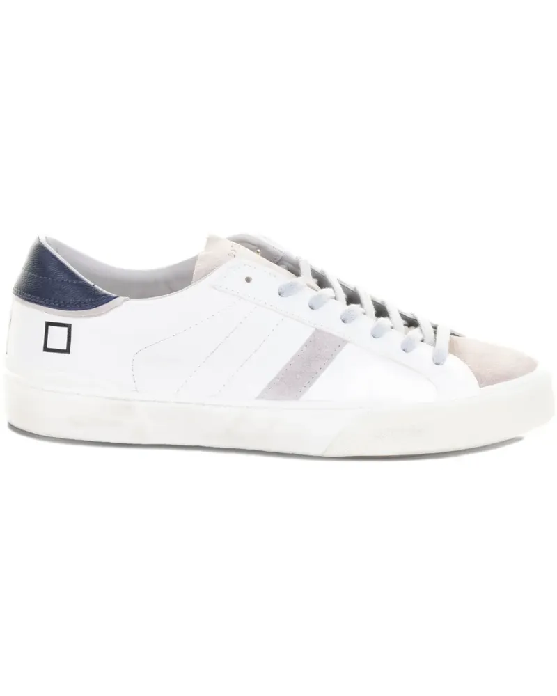 D.A.T.E. Sneakers mit Ledereinsätzen - Weiß Weiß