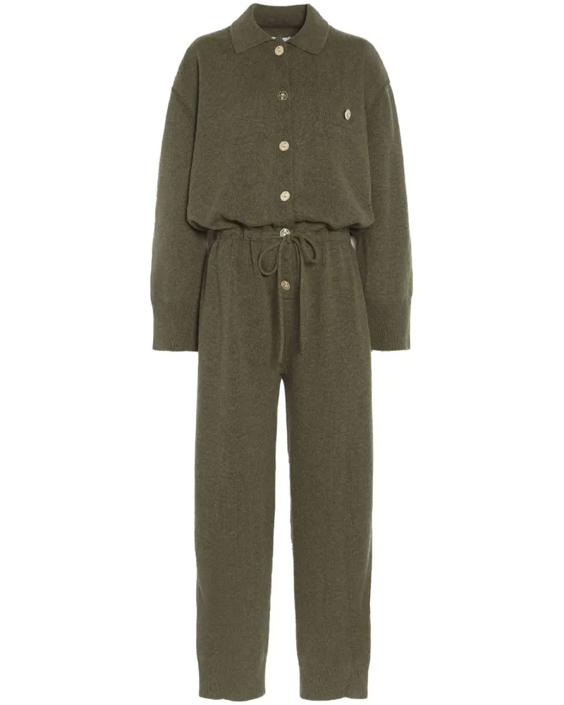Barrie Jumpsuit aus Kaschmir - Grün Grün