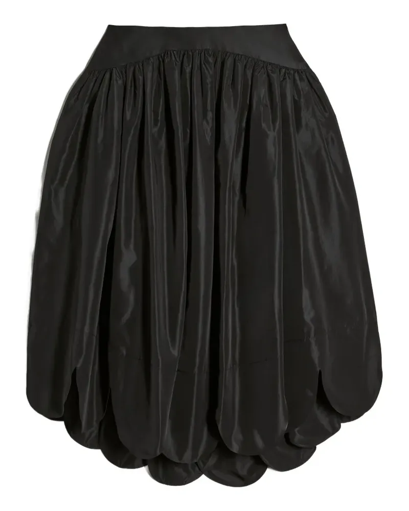 Simone Rocha Petal Hem Basque Midirock - Schwarz Schwarz