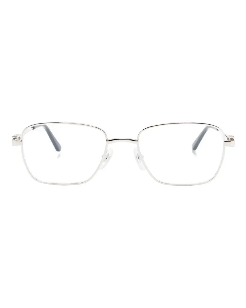 Cartier Brille mit eckigem Gestell - Silber Silber