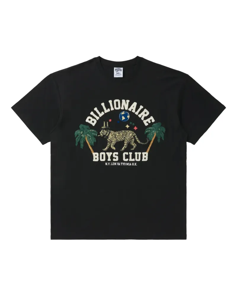 Billionaire Boys Club leopard-print T-shirt - Schwarz Schwarz
