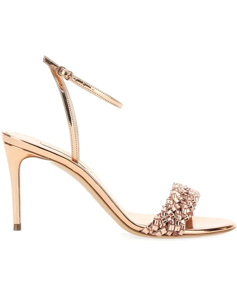 Casadei Verzierte Sandalen - Gold Gold