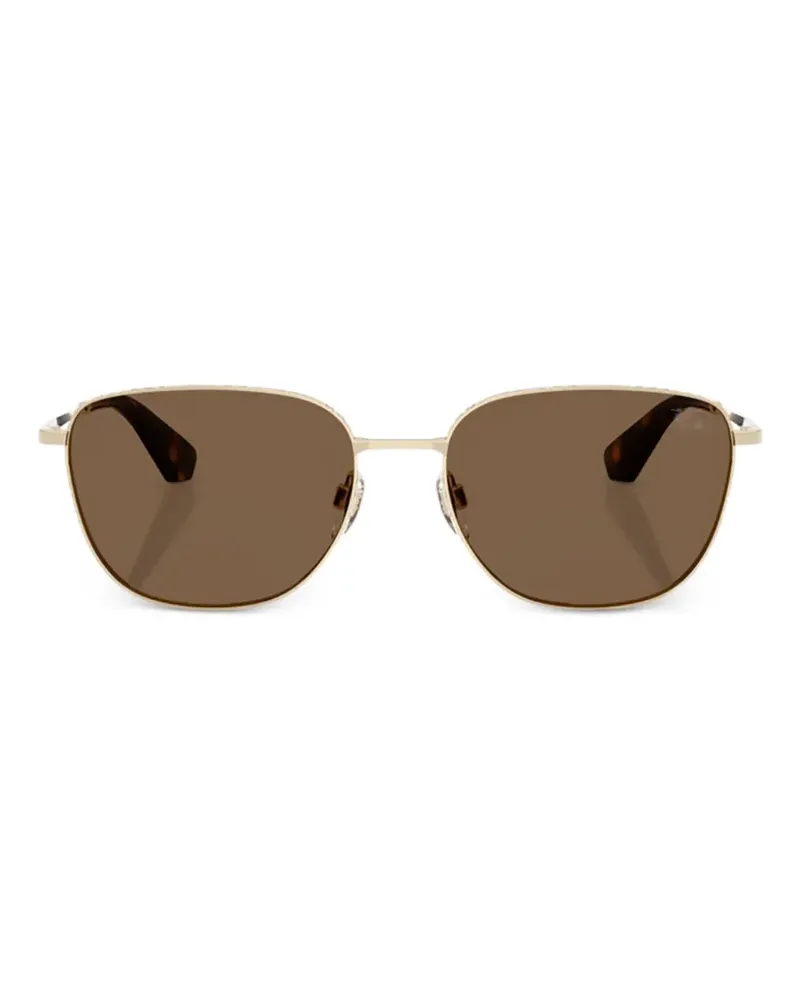 Burberry Sonnenbrille mit geometrischem Gestell - Gold Gold