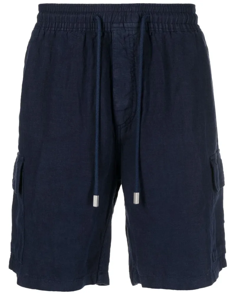 Vilebrequin Bermudas aus Leinen - Blau Blau