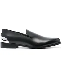 Alexander McQueen Loafer mit Metallic-Absatz Schwarz