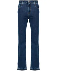 Jacob Cohën Halbhohe Slim-Fit-Jeans Blau