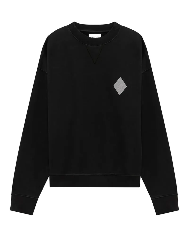 Amish logo-patch sweatshirt - Schwarz Schwarz