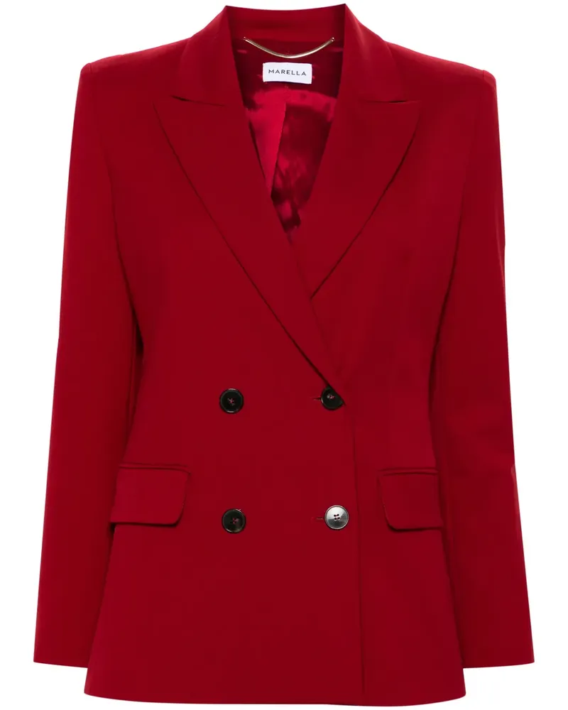 MARELLA Doppelreihiger Blazer - Rot Rot