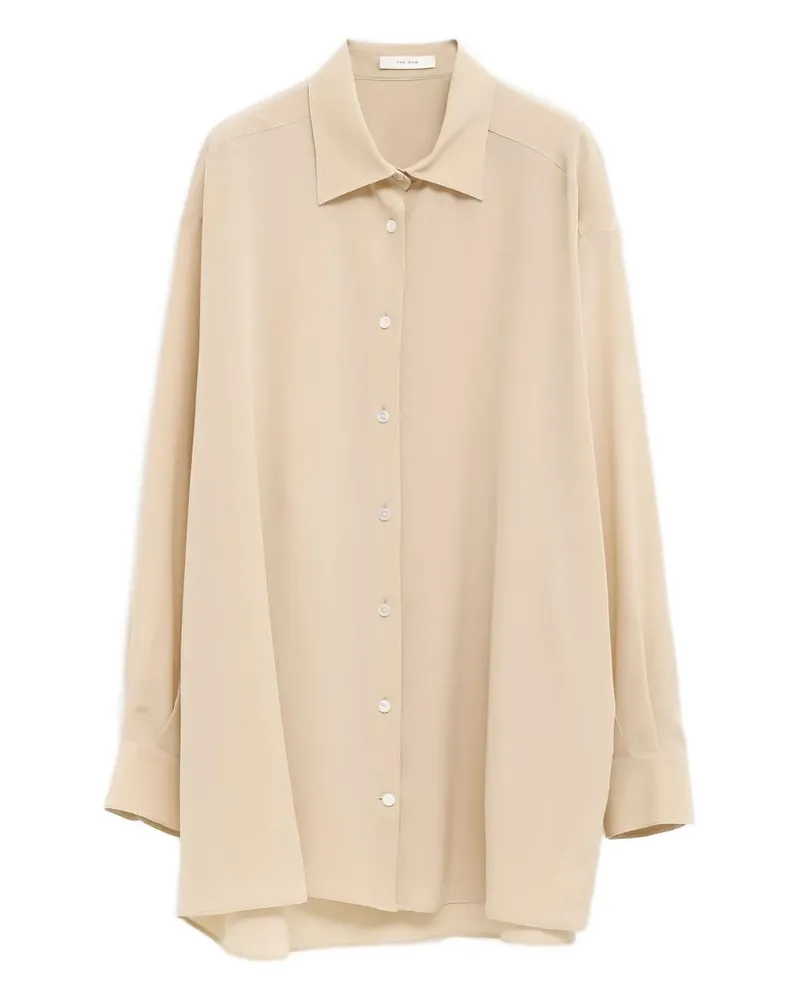 The Row Geknöpftes Oberteil mit rundem Saum - Nude Nude