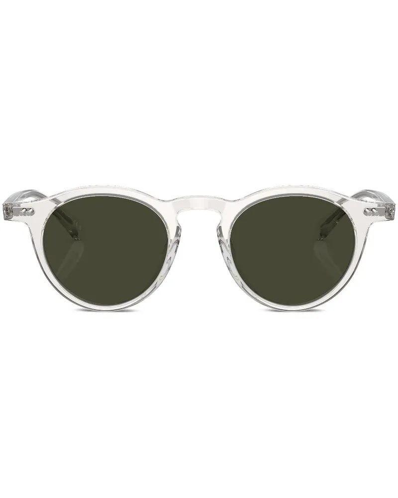 Oliver Peoples Op-13 Sonnenbrille mit rundem Gestell - Grau Grau