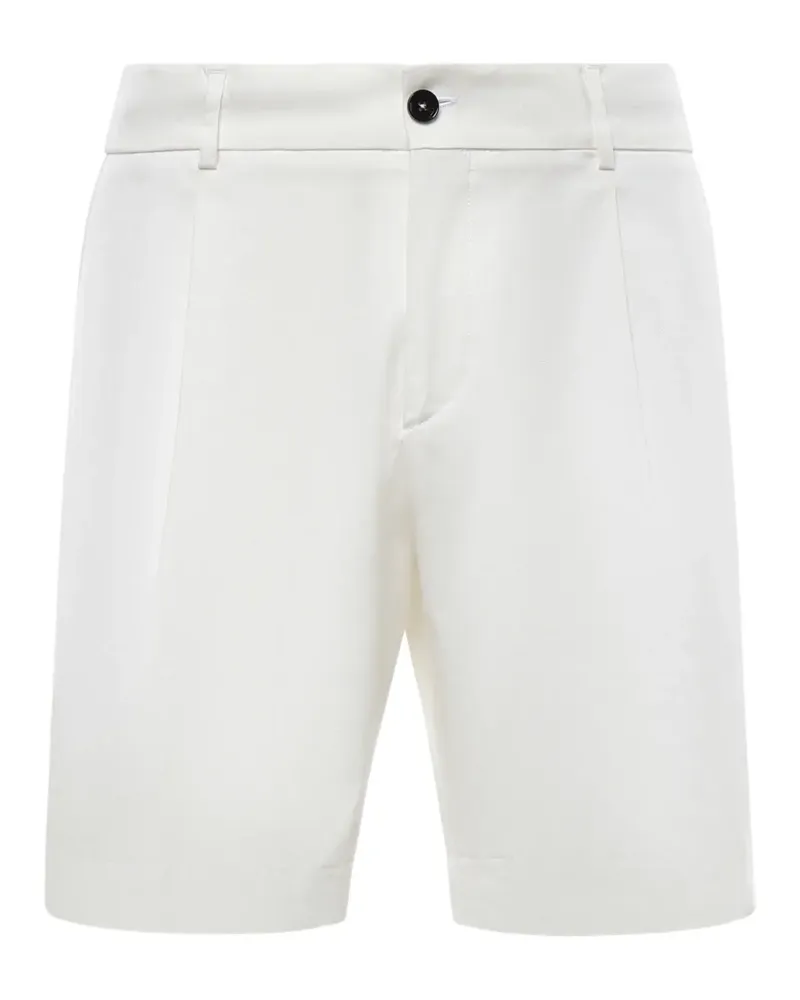 Be Able pleated elasticated-waist shorts - Weiß Weiß