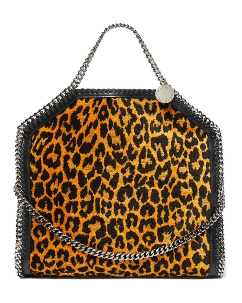 Stella McCartney 3Chain Tote Bag mit Leoparden-Print - Nude Nude