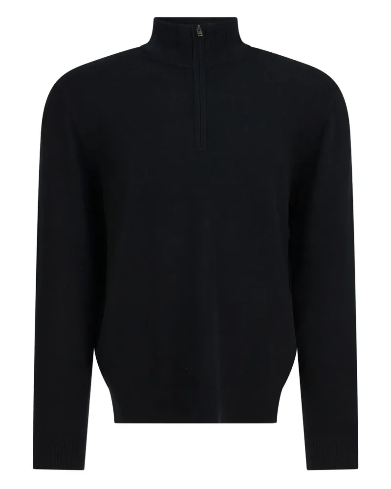 Vince Pullover mit Stehkragen - Schwarz Schwarz