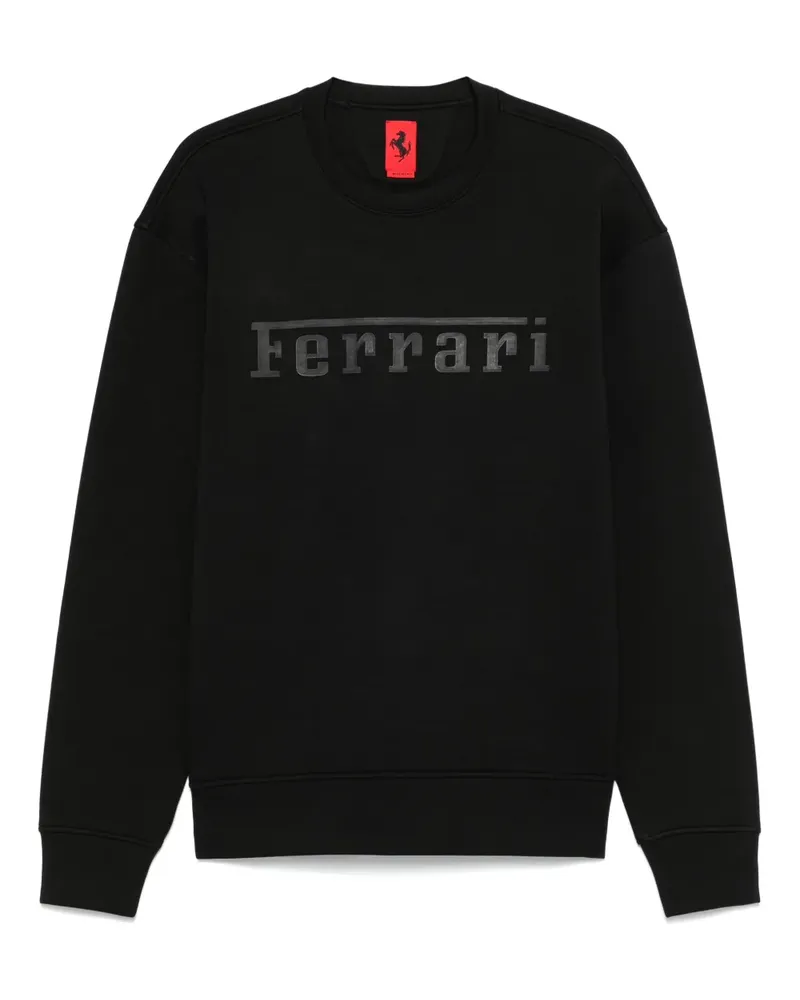 Ferrari Sweatshirt mit Logo - Schwarz Schwarz