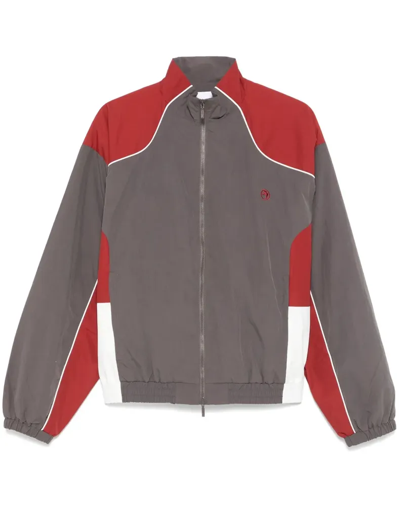 AMBUSH Sportjacke mit Kontrasteinsätzen - Grau Grau
