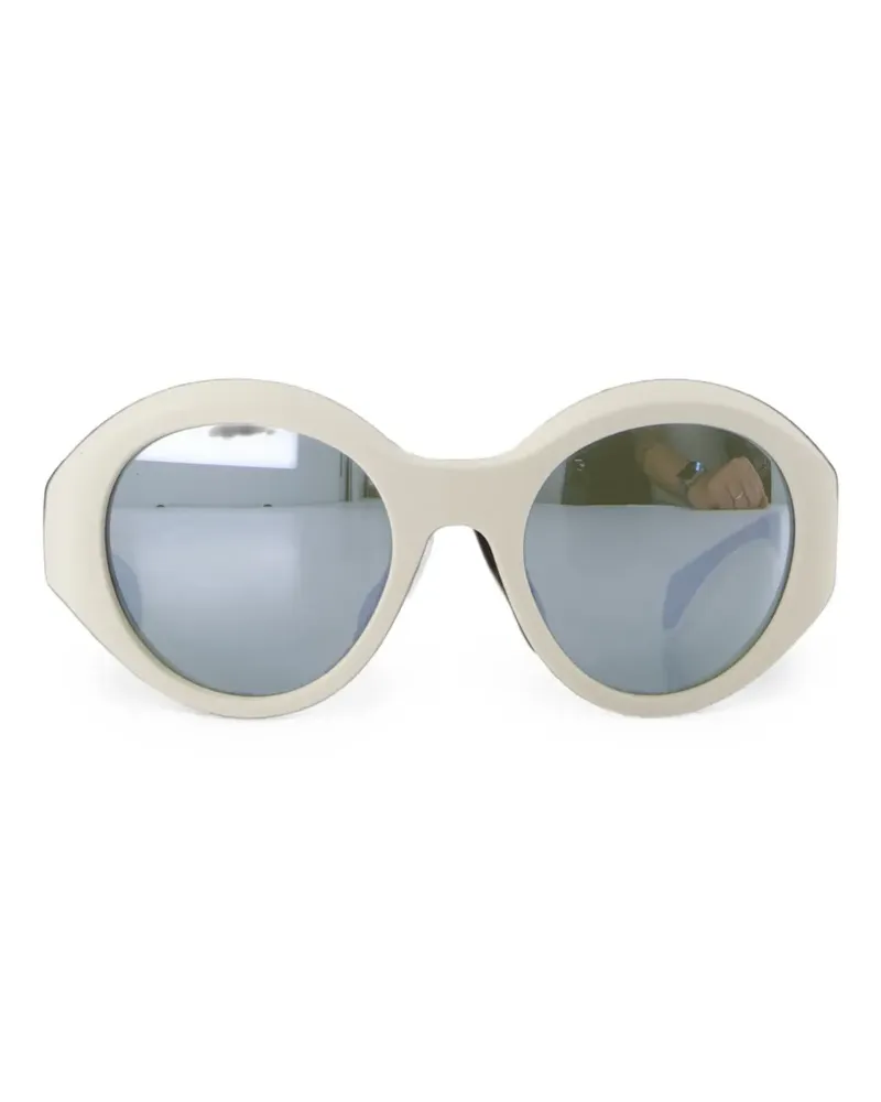 Moncler Futuro round-frame sunglasses - Weiß Weiß