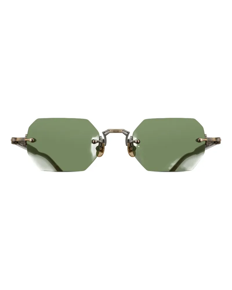 MATSUDA geometric-frame rimless sunglasses - Braun Braun