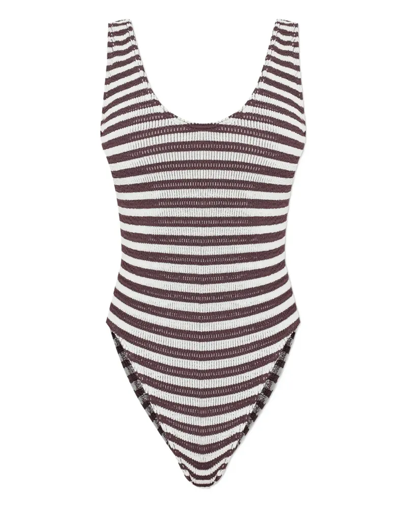 bond-eye striped swimsuit - Braun Braun