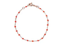 18kt Rotgoldarmband mit Perlen