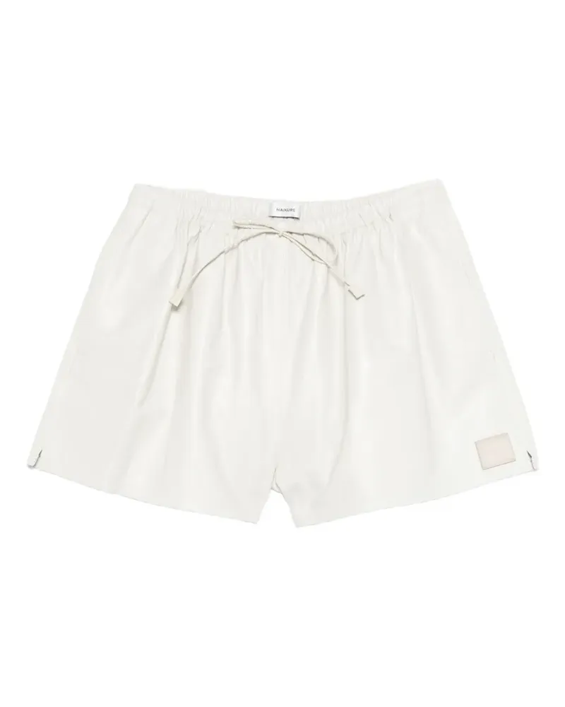 Haikure Shorts mit Kordelzug - Nude Nude