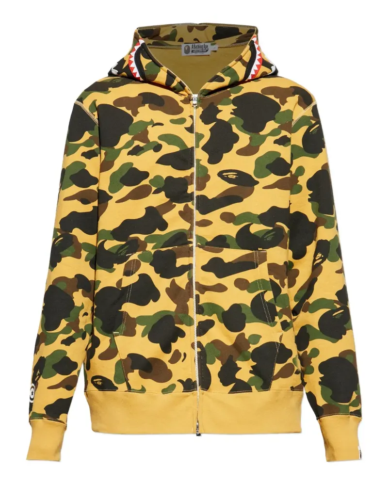BAPE 1st Camo Shark Hoodie - Gelb Gelb