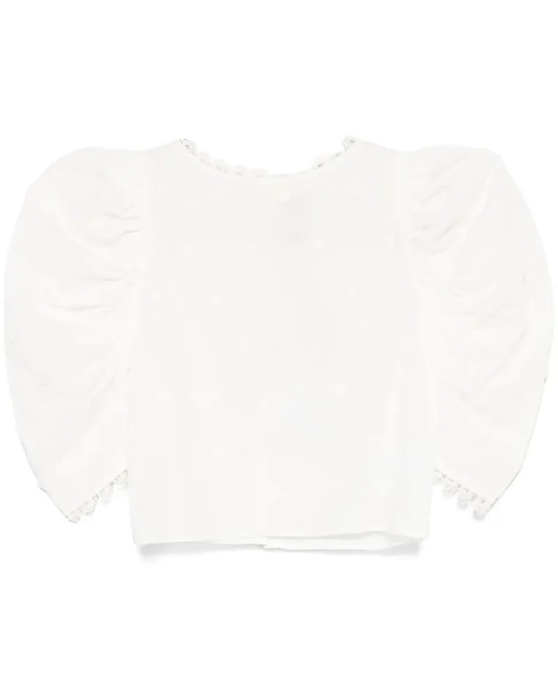 FARM Rio Ricamino Bluse - Weiß Weiß