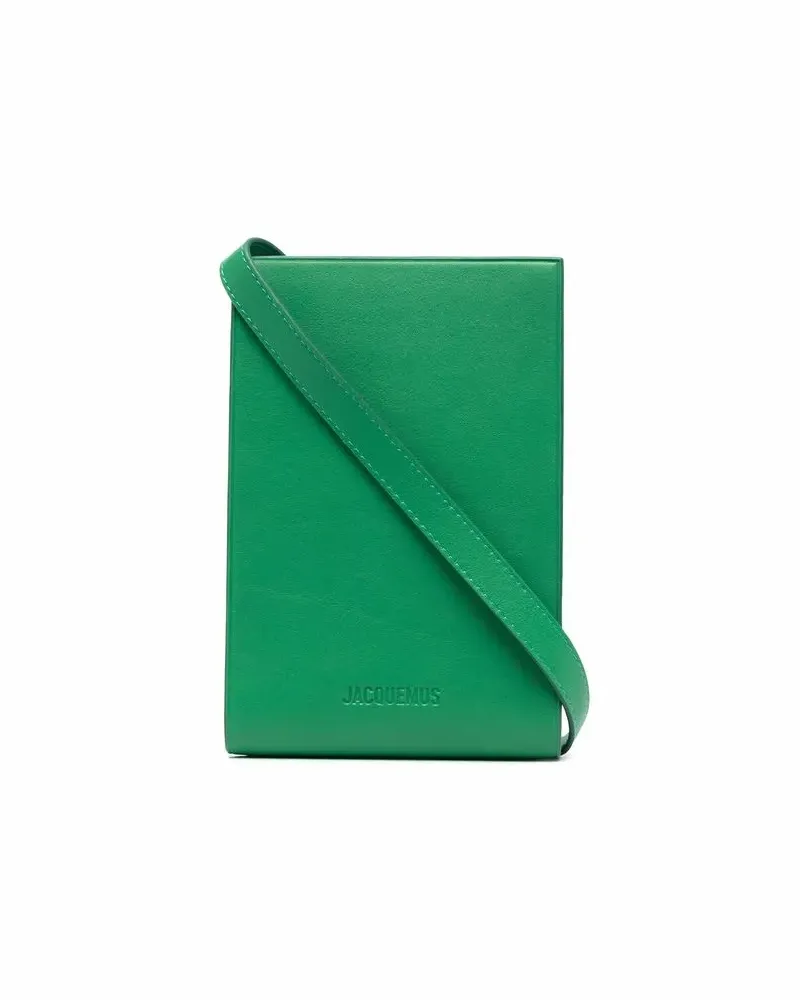 Jacquemus Le Gadju Schultertasche aus Leder - Grün Grün