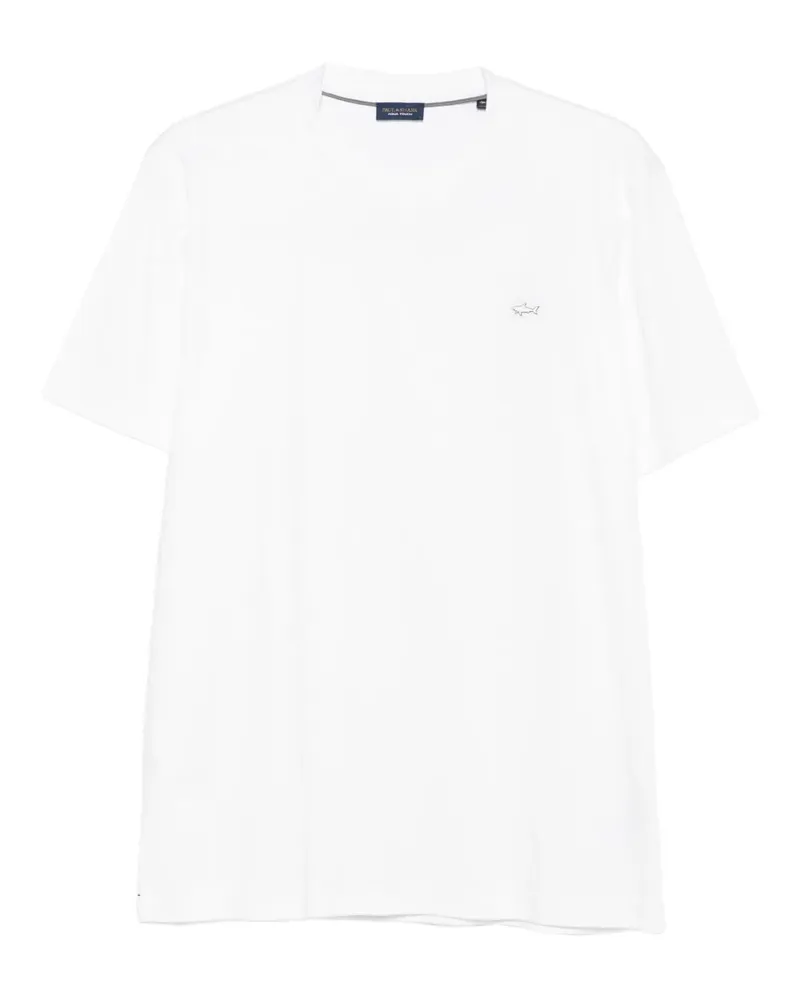 Paul & Shark T-Shirt mit Logo-Print - Weiß Weiß