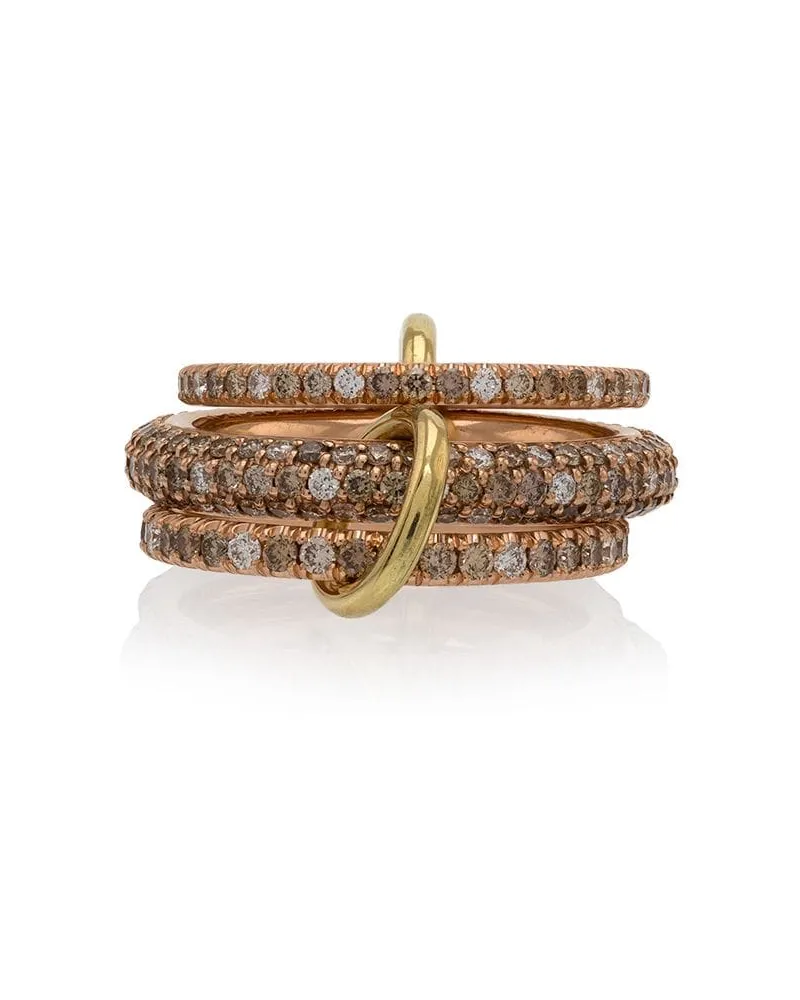 Spinelli Kilcollin 18kt Rotgold-Gelbgoldring mit Diamanten - Metallic Metallic