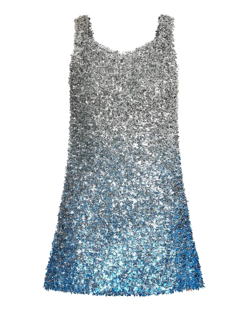Maison Margiela Tanktop aus Lametta-Garn - Silber Silber