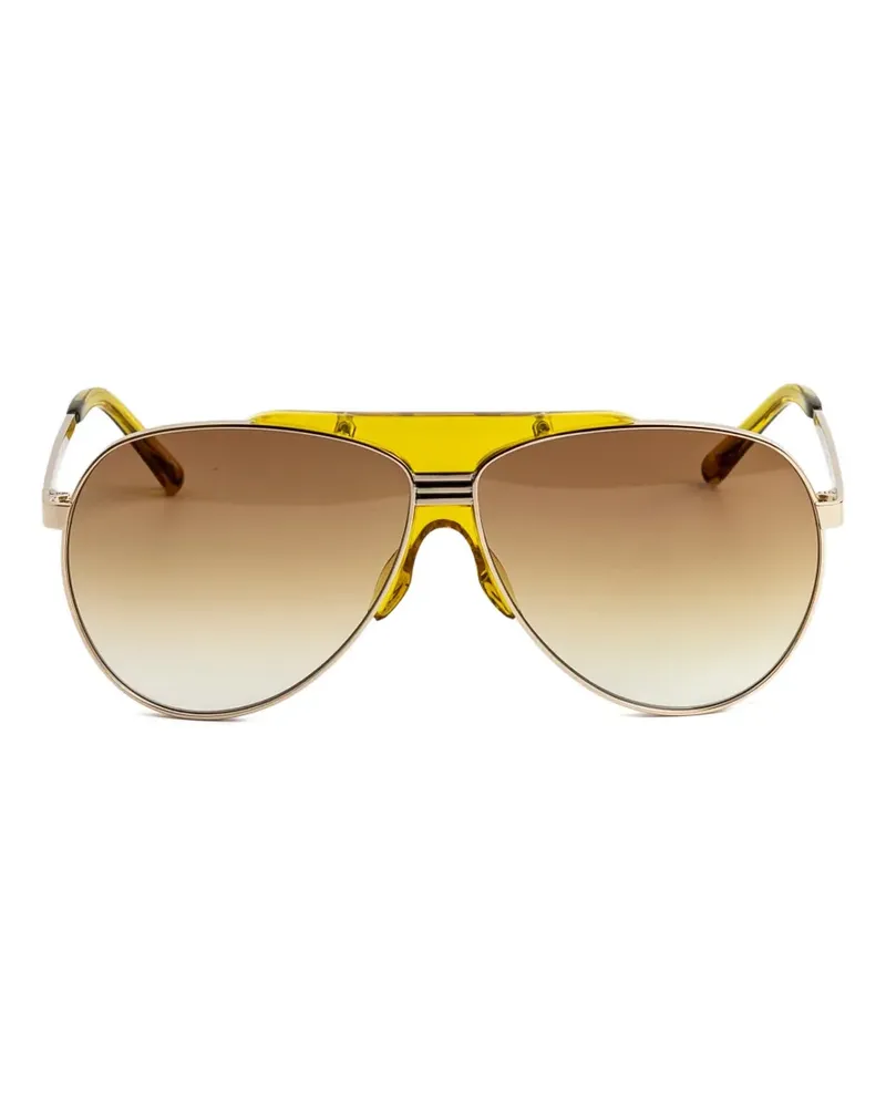 ATTICO x Linda Farrow Amelia Sonnenbrille - Gelb Gelb