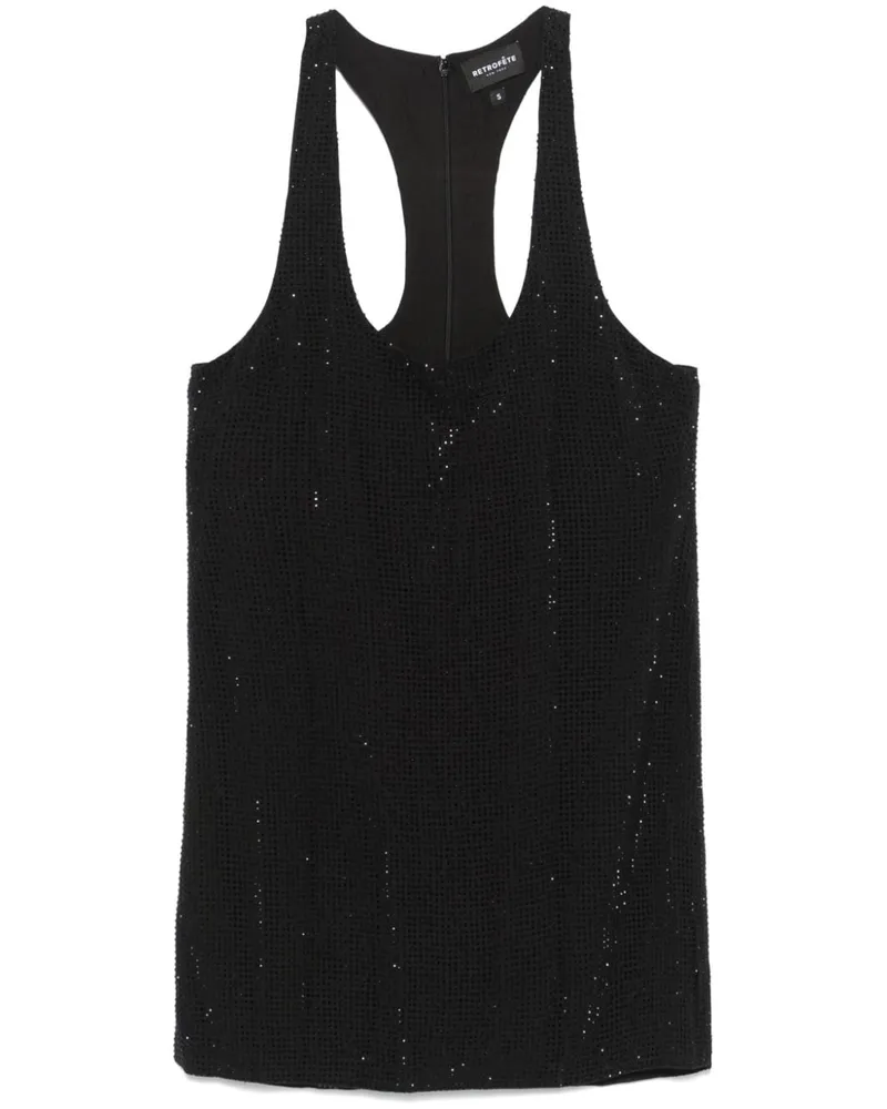 Retrofête Maves Minikleid - Schwarz Schwarz