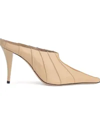 by FAR Trish Kraft Mules 100mm Nude