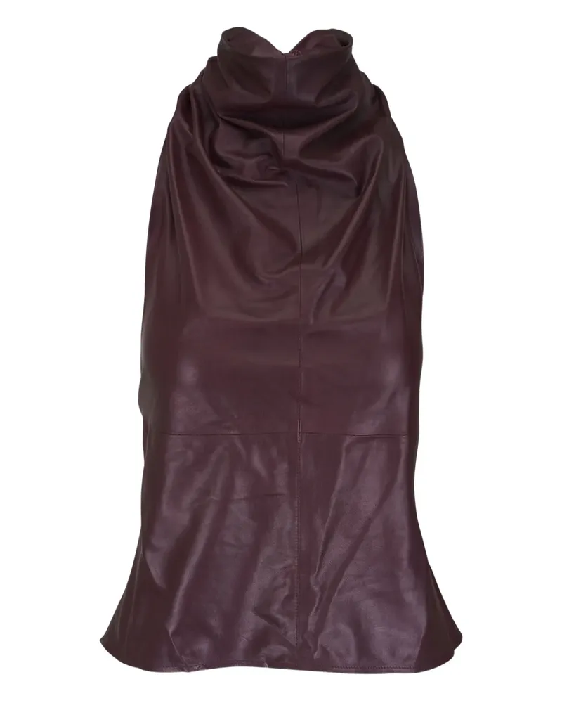 TWP Friday Night Ledertop - Rot Rot