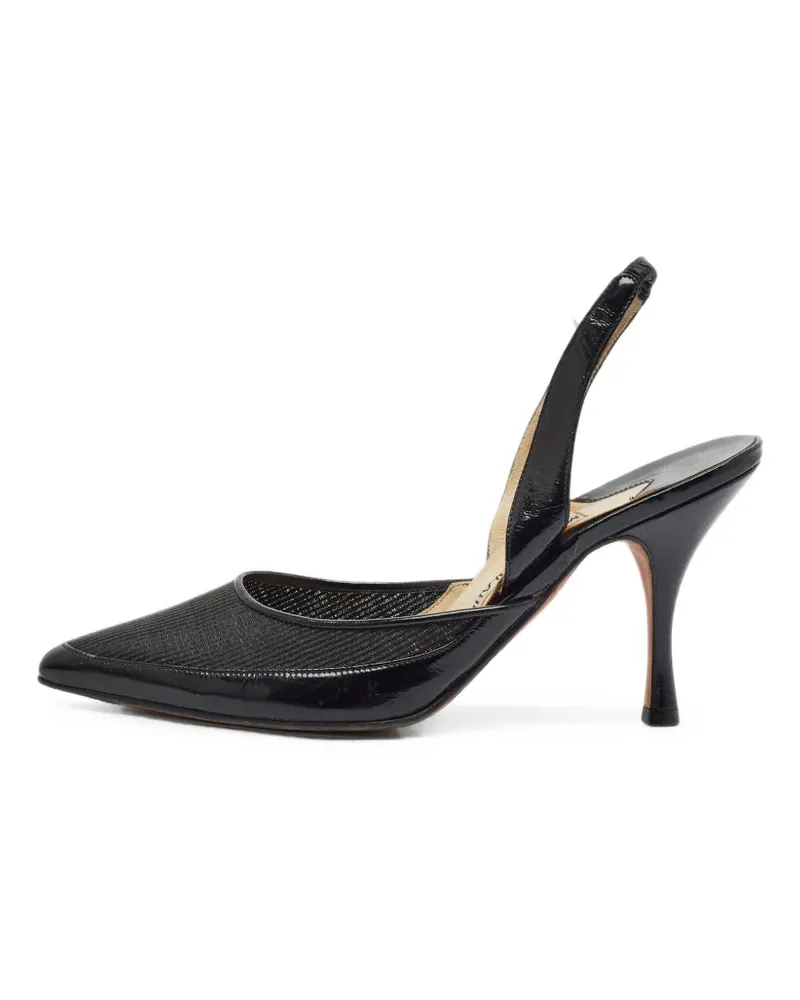 Manolo Blahnik Carolyne Slingback-Pumps - Schwarz Schwarz
