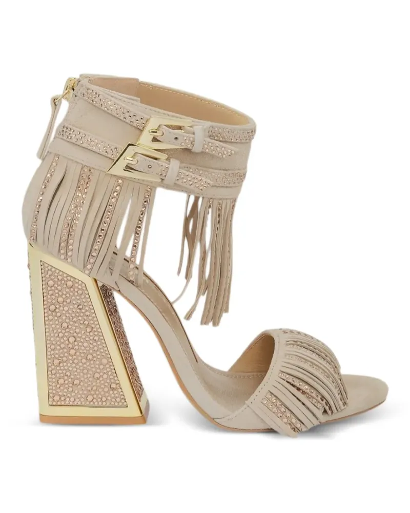 Kat Maconie Verzierte Shalini Sandalen mit Fransen - Nude Nude