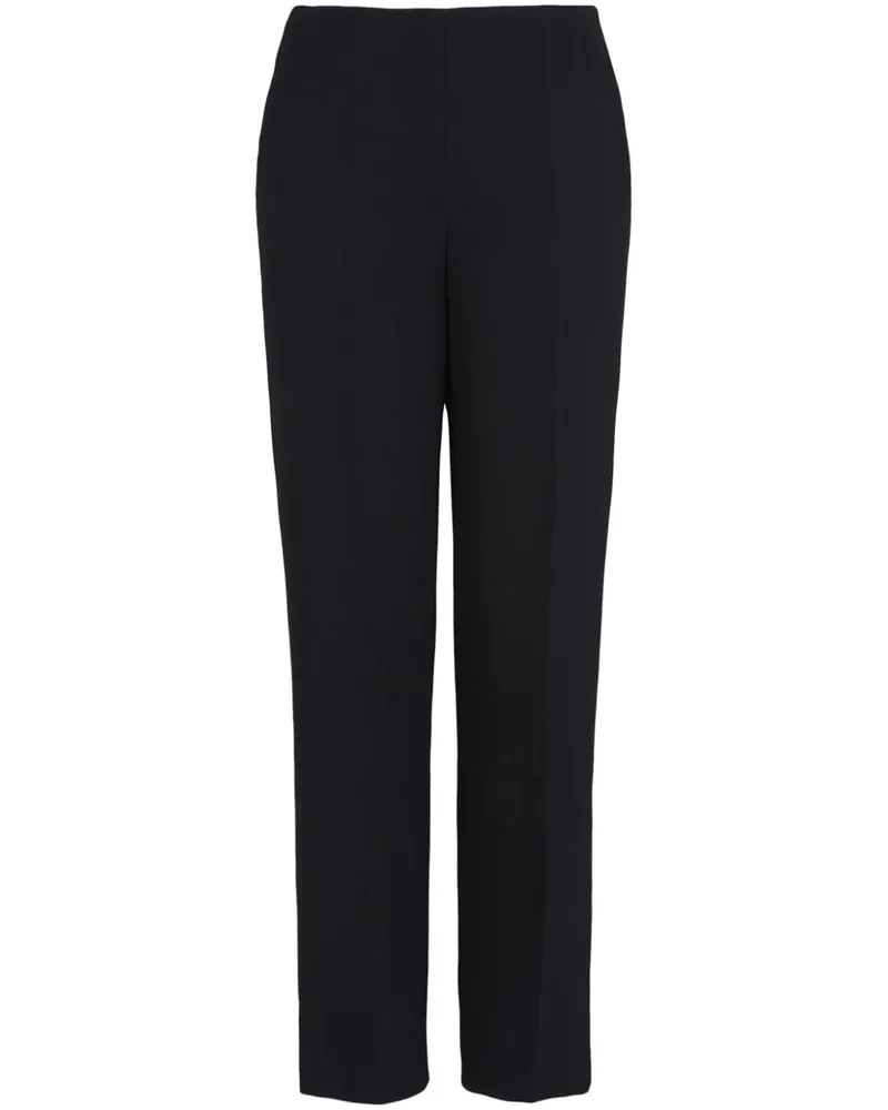 Giorgio Armani Hose mit geradem Bein - Schwarz Schwarz