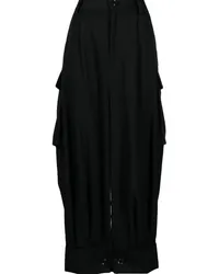 Yohji Yamamoto Hose im Baggy-Style Schwarz