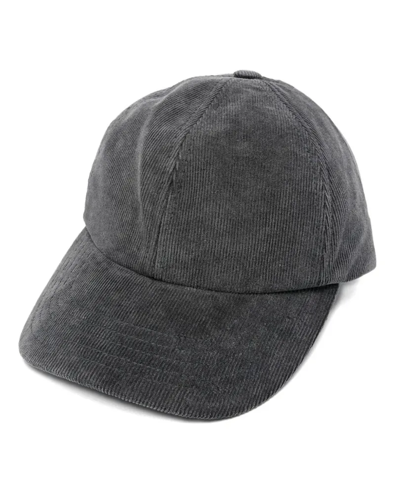 Isabel Marant Baseballkappe aus Cord - Schwarz Schwarz