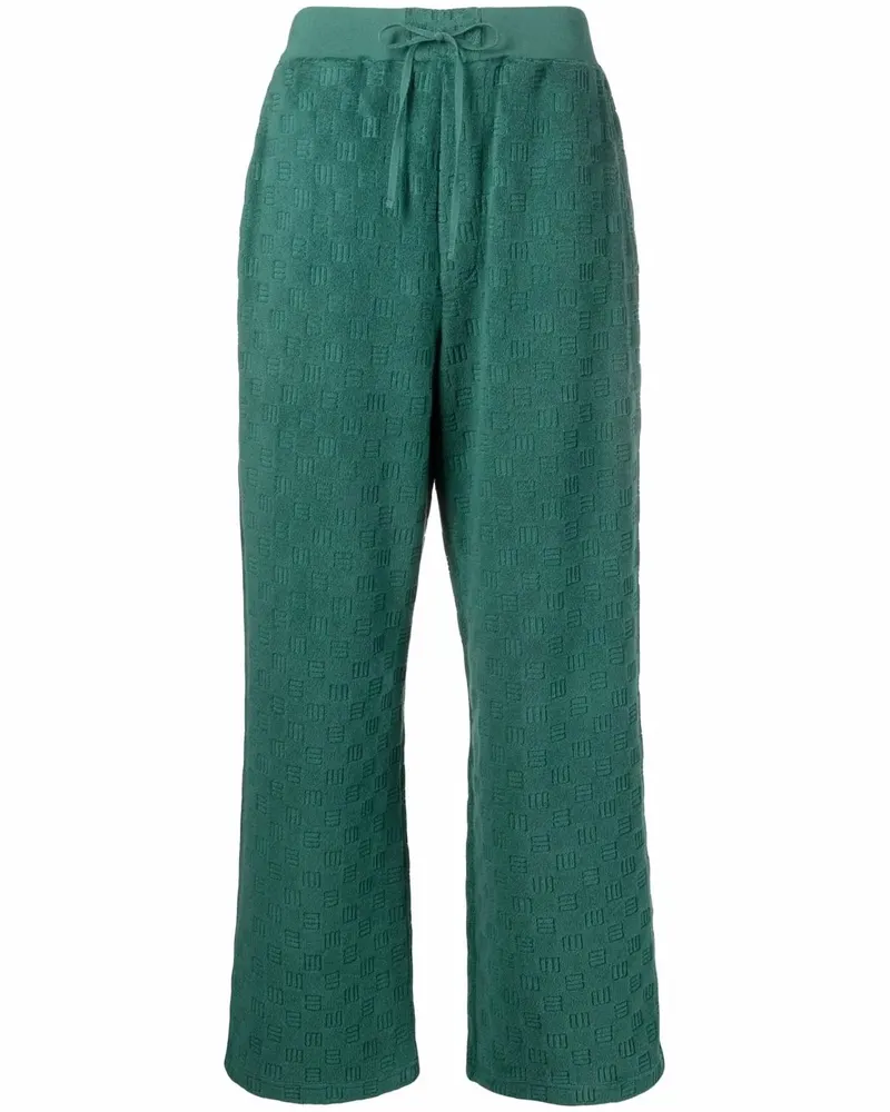 AMBUSH Jacquard-Hose mit Monogramm - Grün Grün