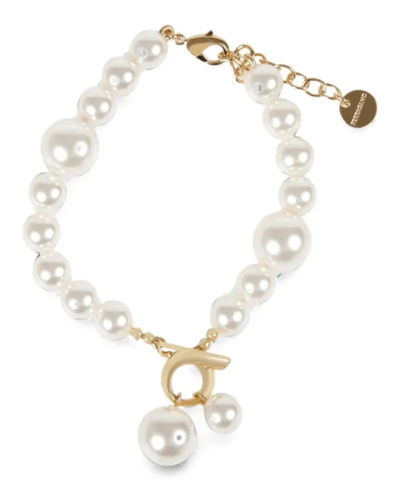Ferragamo faux-pearl bracelet - Gold Gold