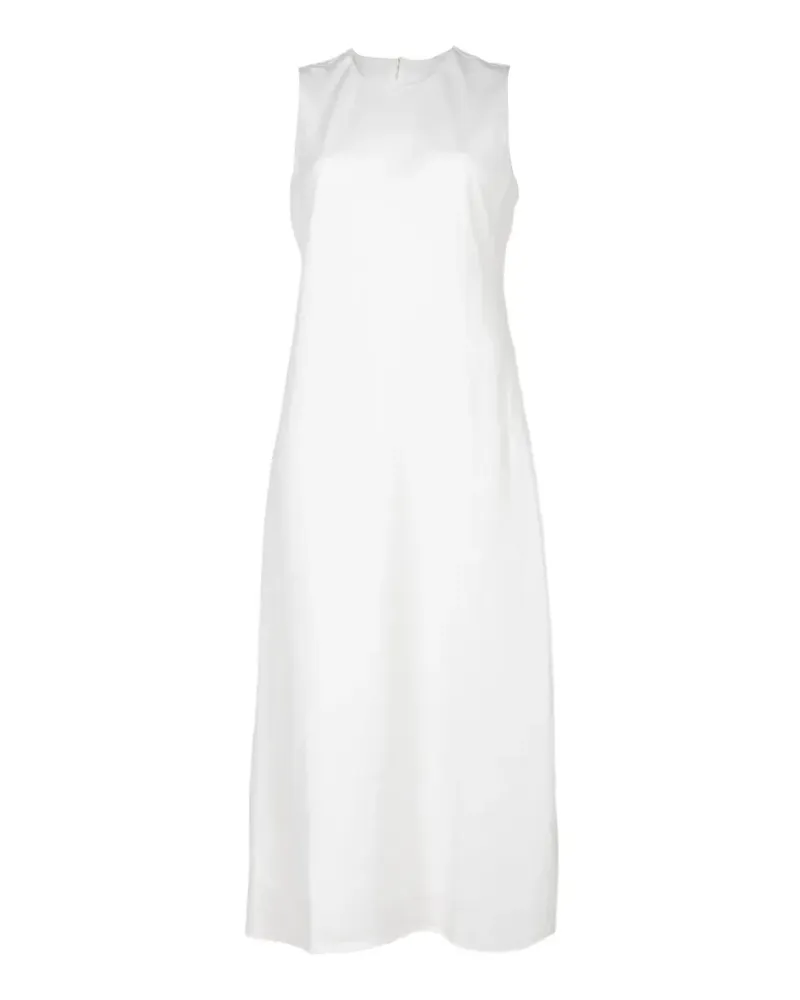 Vince bias-cut sleeveless midi dress - Weiß Weiß