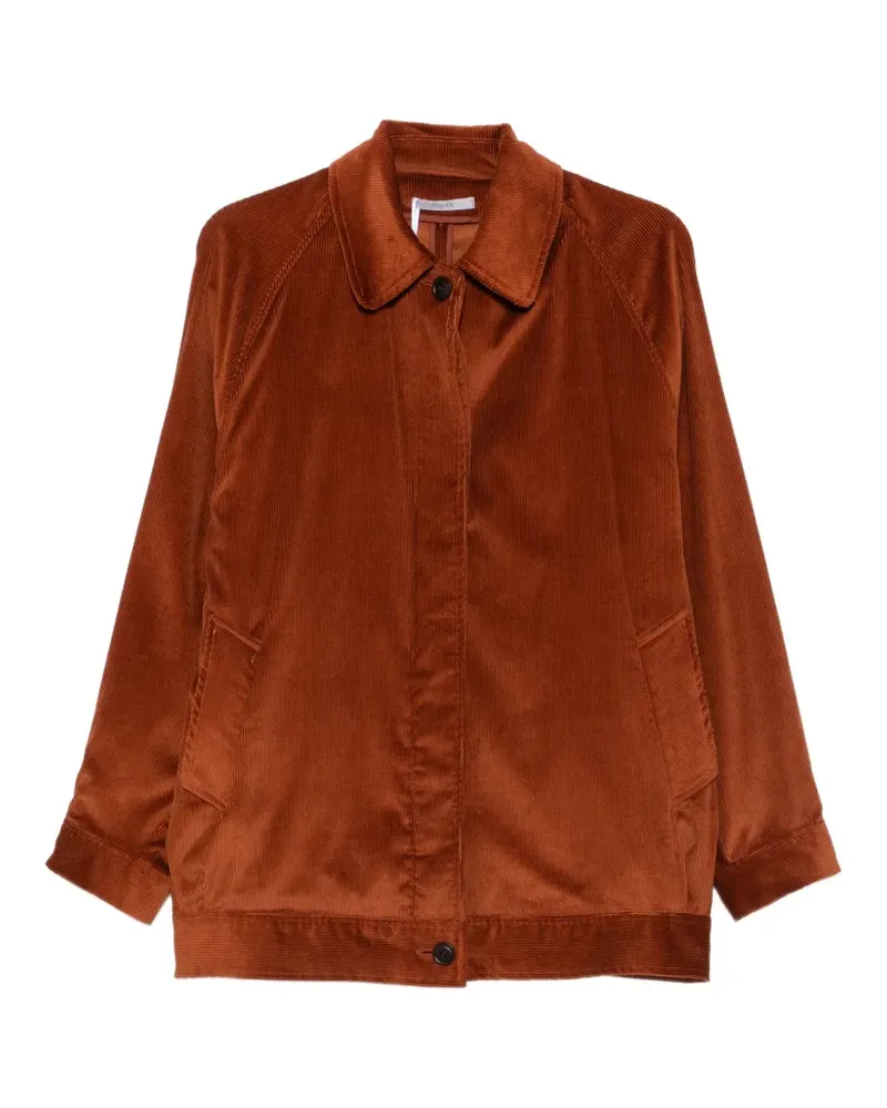 Dušan corduroy button-up jacket - Braun Braun