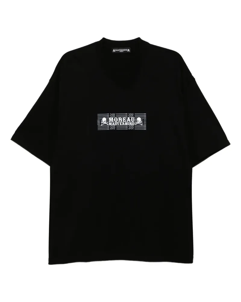 Mastermind World T-Shirt mit Logo-Print - Schwarz Schwarz