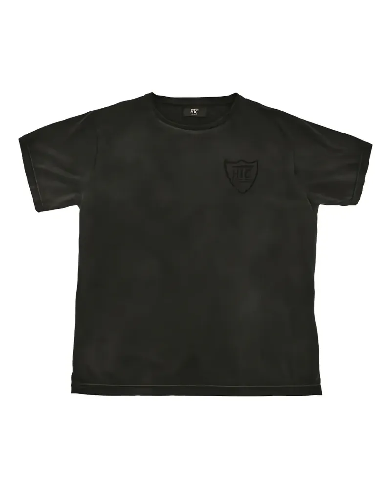HTC Hollywood Trading Company T-Shirt mit Logo-Print - Schwarz Schwarz