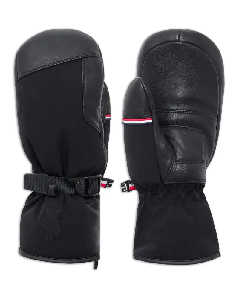 Moncler Handschuhe mit Schnallenriemen - Schwarz Schwarz