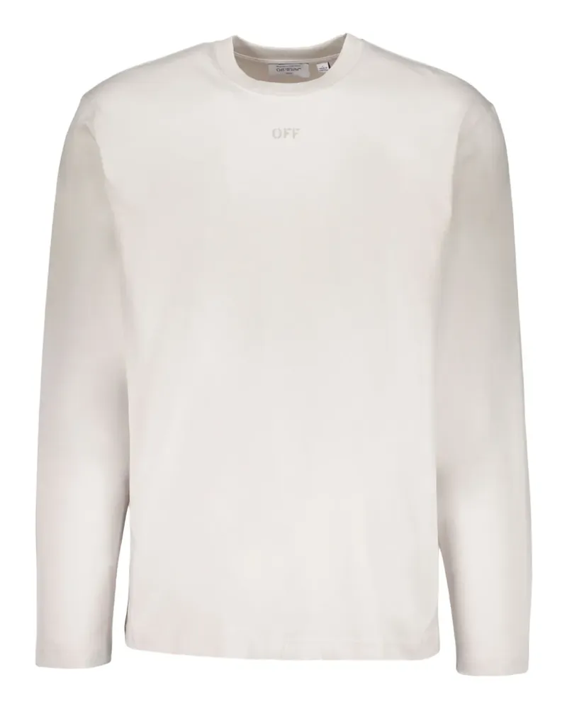 OFF-WHITE Langarmshirt mit rundem Ausschnitt - Nude Nude