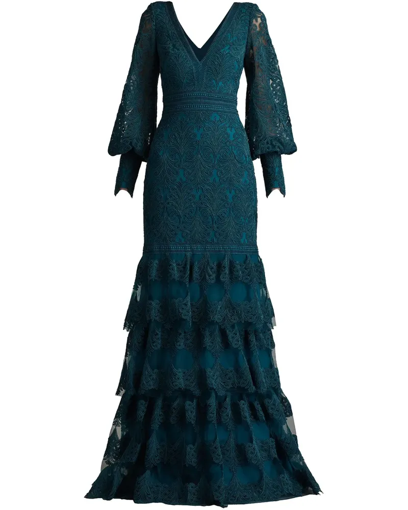 Tadashi Shoji Gestuftes Aponi Kleid - Blau Blau