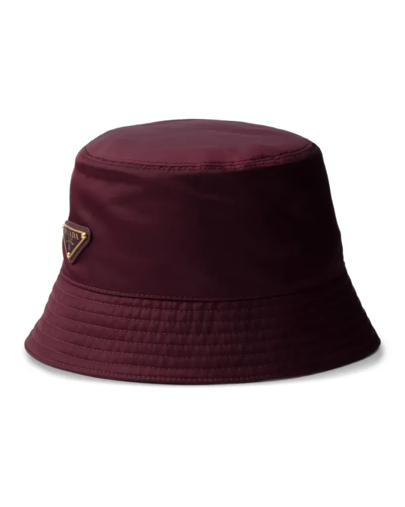 Prada Fischerhut aus Re-Nylon - Rot Rot