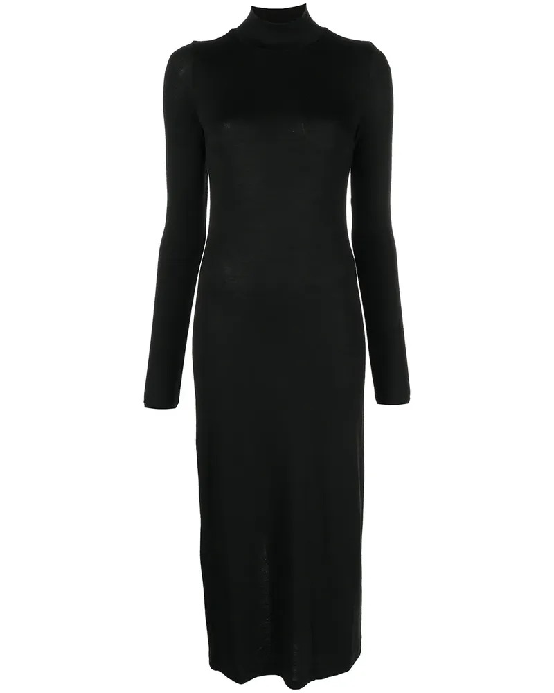 Rag & Bone Jersey-Kleid mit Rollkragen - Schwarz Schwarz